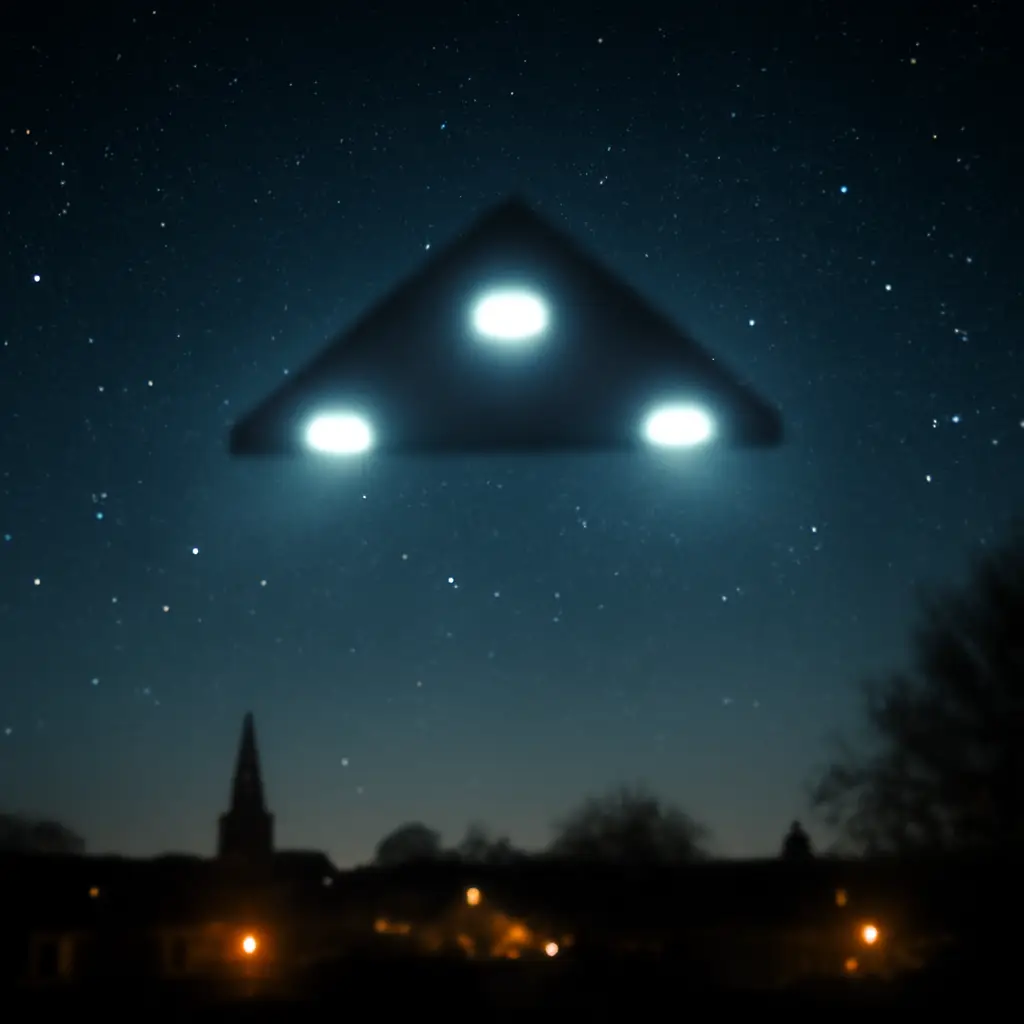 Avistamento de UFO Triangular Filmado na Inglaterra